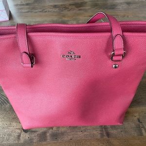 Pink Coach purse/tote